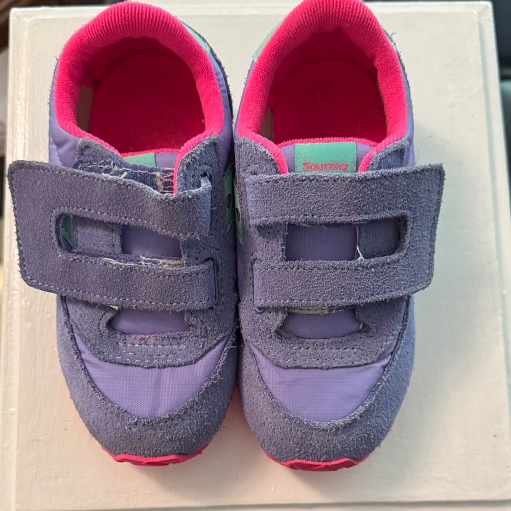 Saucony Girls’ Sneakers in Purple and Pink